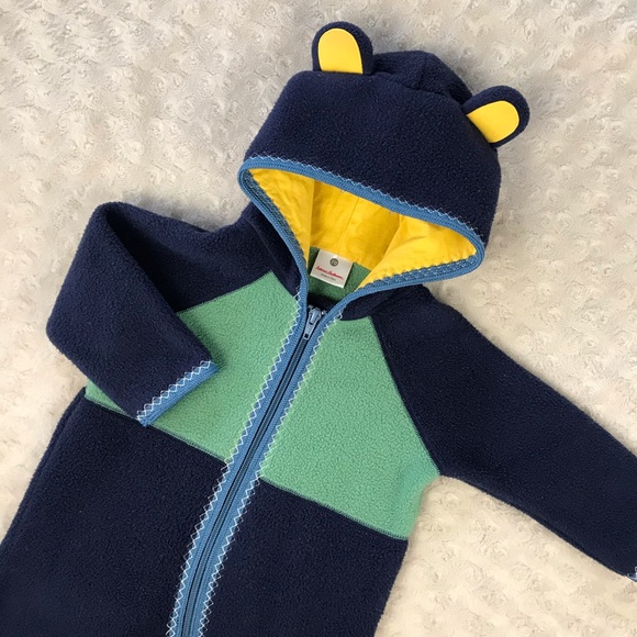 Hanna Andersson Other - Hanna Andersson Fleece Baby Bunting Snowsuit